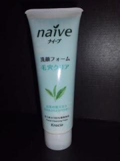 Naive Facial Cleansing Foam Green Tee Fracie de Kanebo