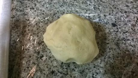 Preparando mis panellets de almendras y piñones