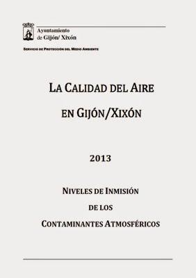 Informe sobre la Calidad del Aire en Gijón durante 2013