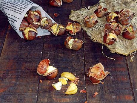 Castañas asadas