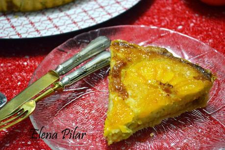 Tarta de naranja y almendra