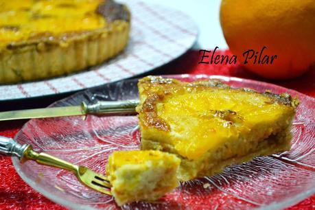 Tarta de naranja y almendra