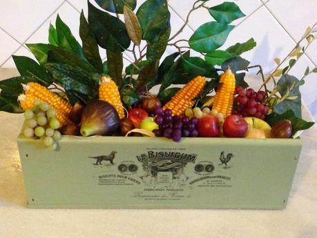 Reciclaje de una caja de vinos.