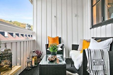 TERRAZA NORDICA CON DETALLES EXOTICOS - NORDIC TERRACE WITH EXOTIC DETAILS