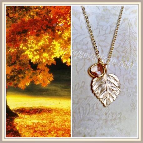 Bisuteria estilo vintage para el otoño.