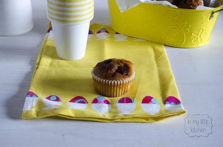 Muffins de calabaza y nutella