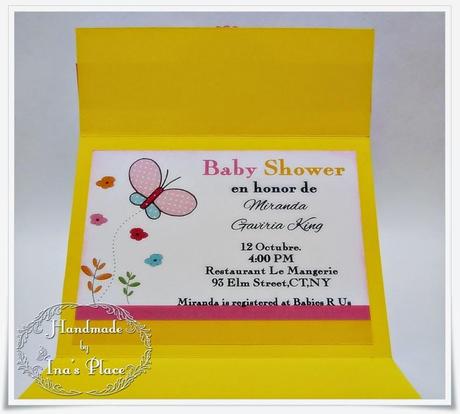 Invitaciones para Baby Shower.