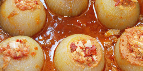 Cebollas rellenas