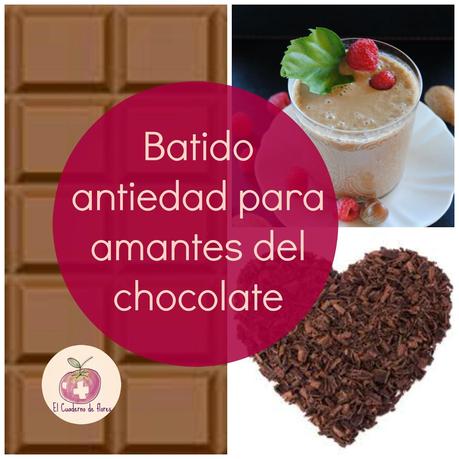 Batido antiedad para amantes del chocolate