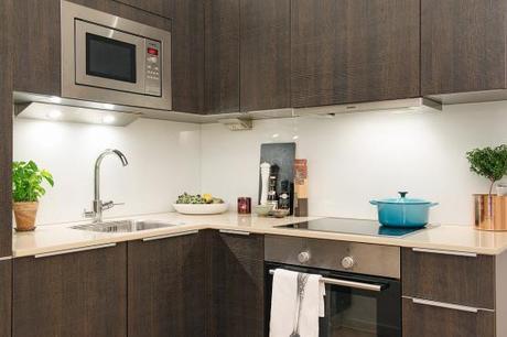 lofts de estilo nórdico estilo escandinavo dormitorio en altillo decoración pisos pequeños decoración lofts decoración de salones decoración de interiores decoración de dormitorios cocinas modernas pequeñas blog decoración nórdica 