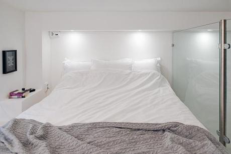 lofts de estilo nórdico estilo escandinavo dormitorio en altillo decoración pisos pequeños decoración lofts decoración de salones decoración de interiores decoración de dormitorios cocinas modernas pequeñas blog decoración nórdica 