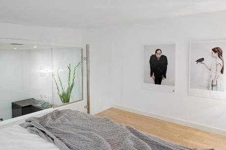 lofts de estilo nórdico estilo escandinavo dormitorio en altillo decoración pisos pequeños decoración lofts decoración de salones decoración de interiores decoración de dormitorios cocinas modernas pequeñas blog decoración nórdica 