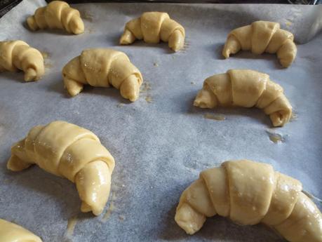 Cuernos rellenos de chocolate