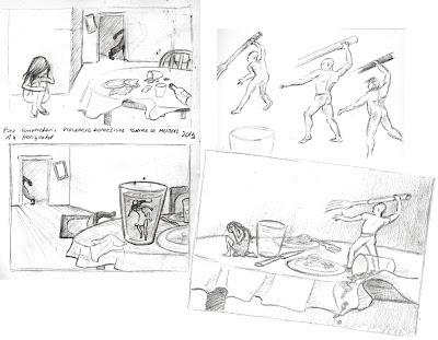 Ilustración violencia contra la mujer