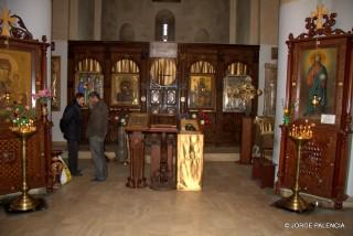 INTERIOR DE LA IGLESIA DE METEKHI