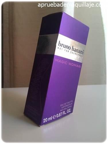 Caja del perfume Magic Woman de Bruno Banani