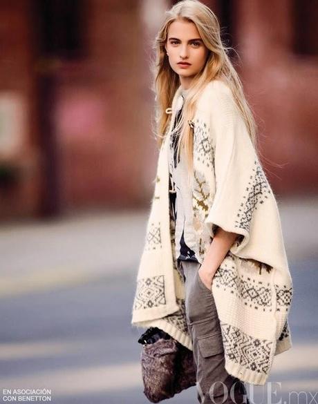 Inspiración: ponchos y capas.