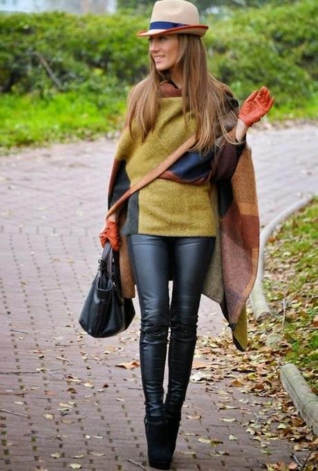 Inspiración: ponchos y capas.