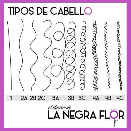 Tipos de cabello.