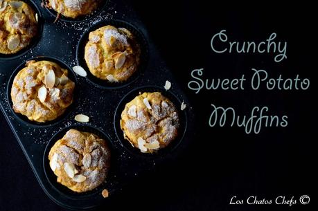 Muffins crujientes de boniato