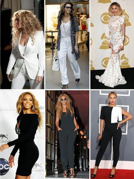 mujeres con curvas: Beyonce & Kardashian