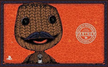 Movember entre bigotes Sackboy MO