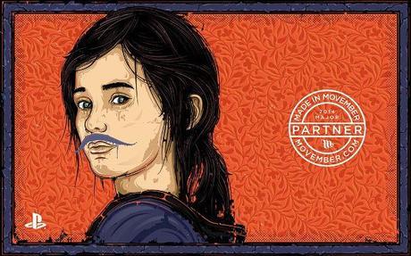 Movember entre bigotes Ellie MO