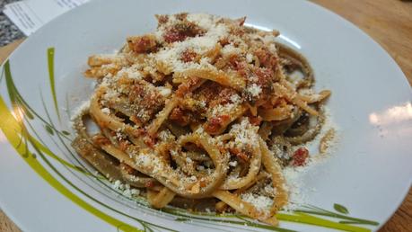 Tallarines ''alla Diavola'' (mi versión)