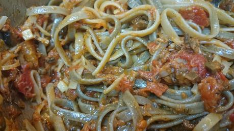 Tallarines ''alla Diavola'' (mi versión)