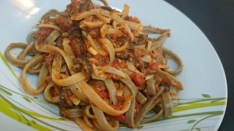 Tallarines ''alla Diavola'' (mi versión)