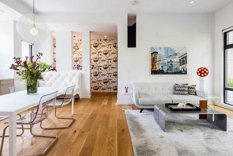 #Cocina abierta con aire sofisticado