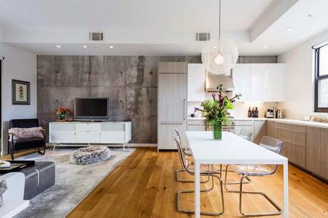 #Cocina abierta con aire sofisticado