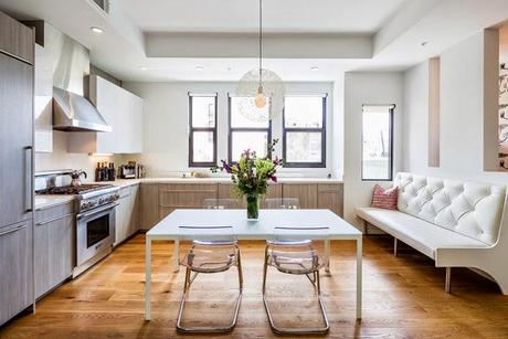 #Cocina abierta con aire sofisticado