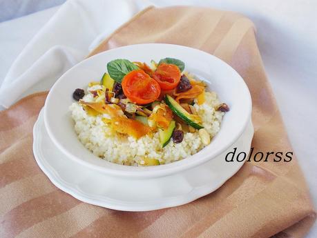 Cuscús sencillo con verduras