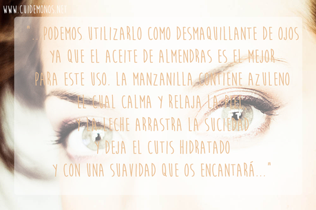 DIY Desmaquillante casero natural