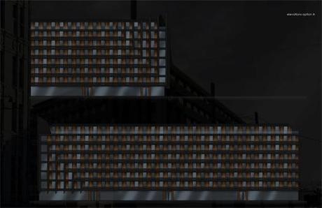 A-cero Projects PROPUESTA DE FACHADA PARA UN EDIFICIO EMPRESARIAL EN RUSIA