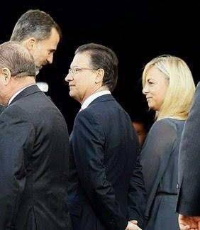 Felipe VI y Sonia Castedo