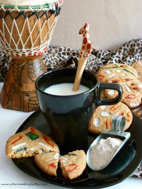 Galletas Máscaras Africanas con Harina Teff