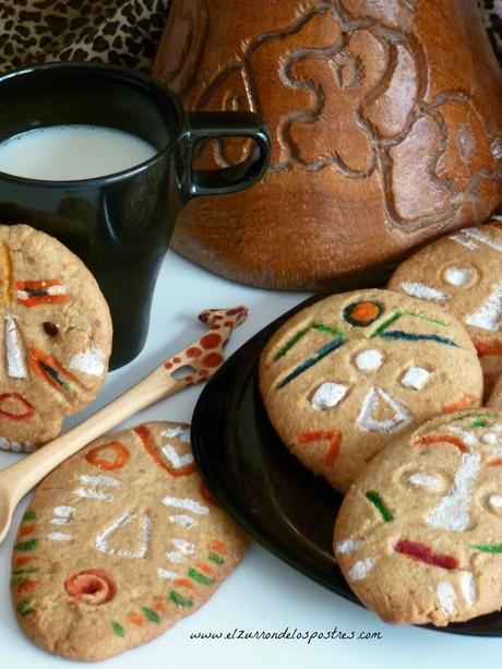 Galletas Máscaras Africanas con Harina Teff