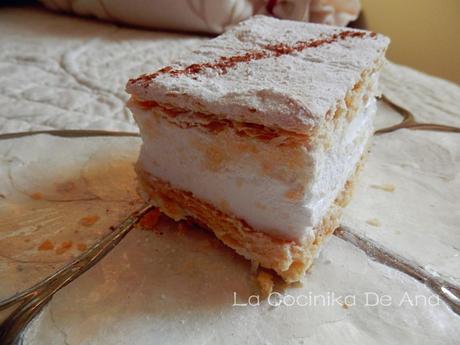 Milhojas de merengue
