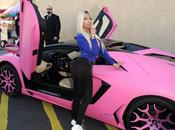 Nicki Minaj pinta rosa Lamborghini Aventador