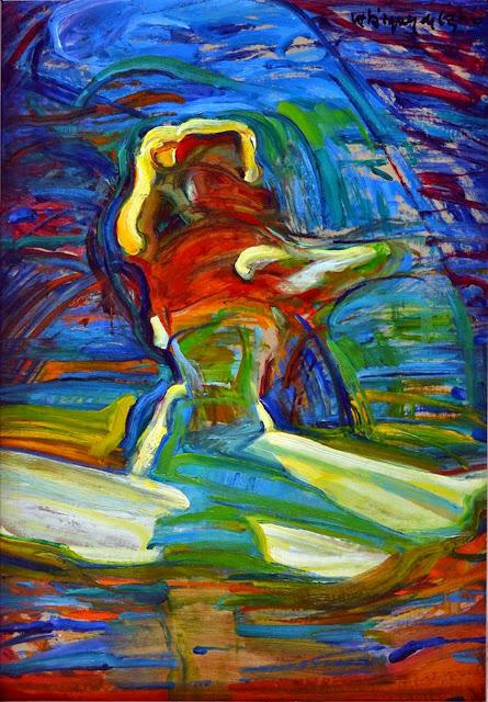 Pintura de José Velázquez de Castro en el Eurostars Gran Valencia Hotel