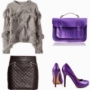 4 maneras de combinar una falda de piel y un jersey de punto. Dos básicos de esta temporada.