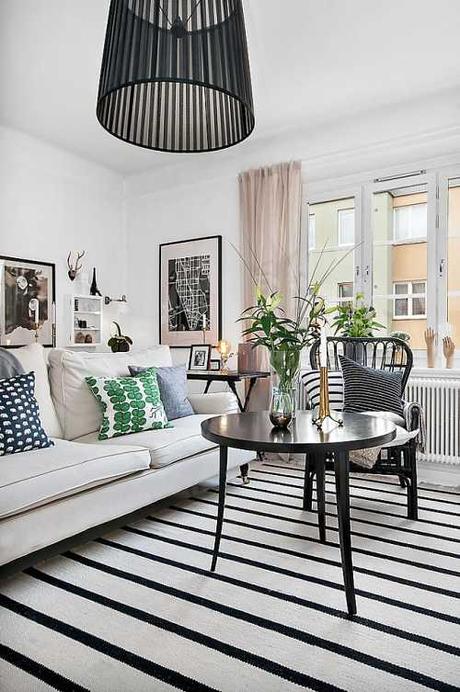 APARTAMENTO NORDICO EN BLANCO Y NEGRO - NORDICO APARTMENT IN BLACK AND WHITE