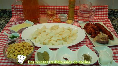 Receta de callos con garbanzos
