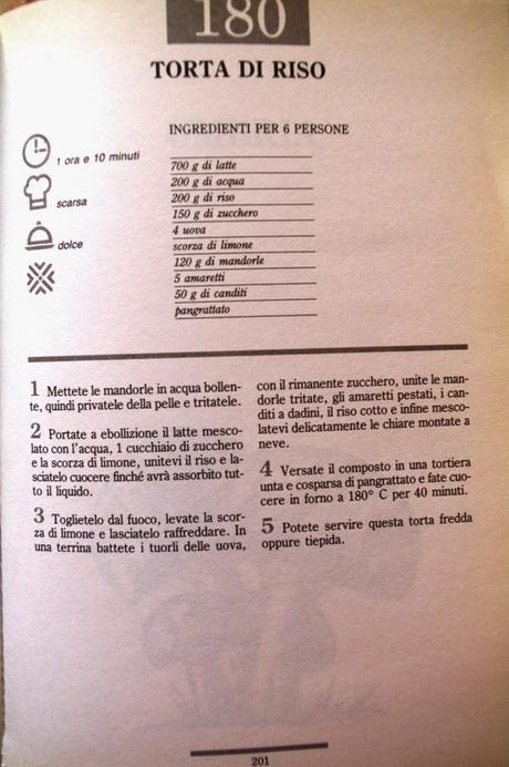 TORTA DI RISO - RETO DULCE CRI: TOSCANA