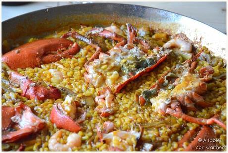 Arroz con Bogavante y Alcachofas