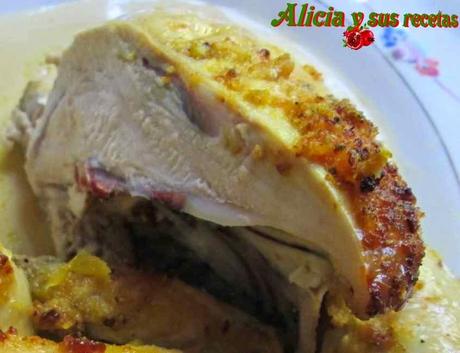 POLLO ASADO A LA NARANJA