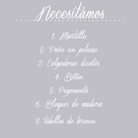 DIY: cuelgacollares minimalista (y chupado)