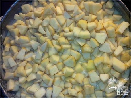 Bizcocho con manzana